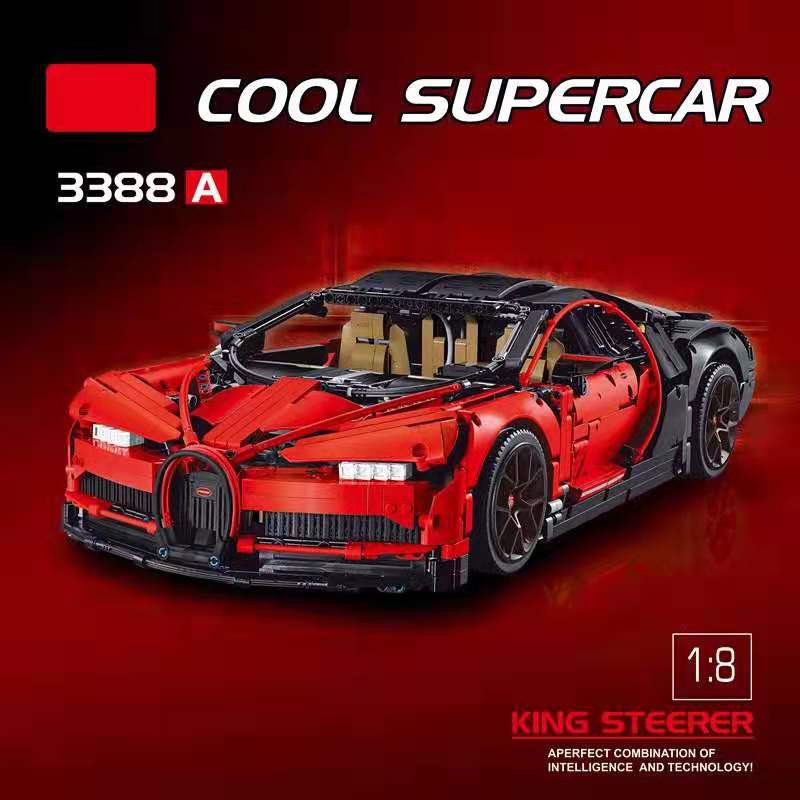 Lắp ghép Mô hình 20086 20678A 20678B Technic Series Bugatt chiron super car Mô Siêu Xe Bugatti
