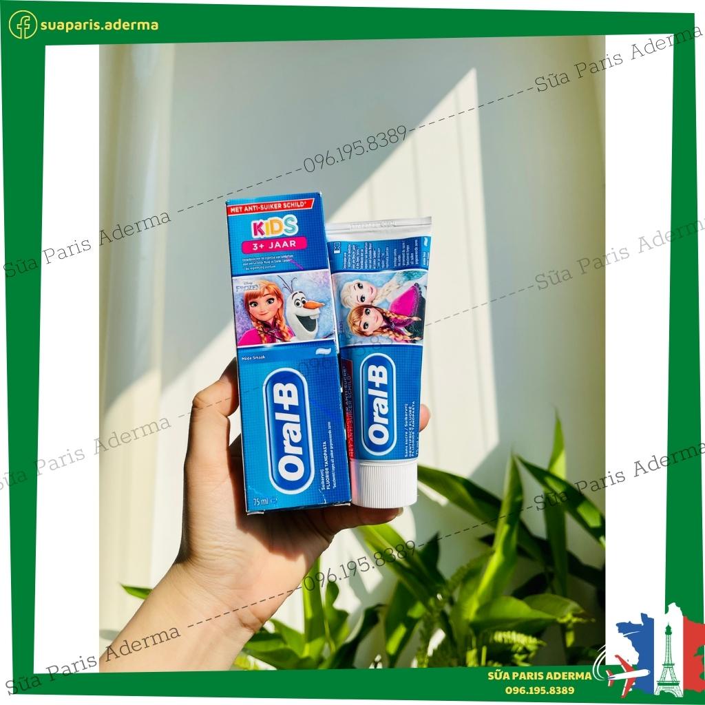 Kem đánh răng cho bé từ 3 tuổi Oral-B Kids 3+ tub 75ml, nội địa pháp, oralb_Sữa Paris Aderma