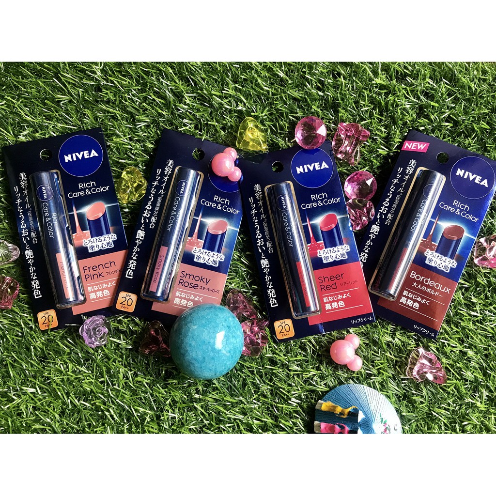 SON DƯỠNG MÀU - CHỐNG NẮNG Nivea Rich Care And Color