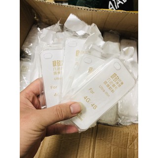 Ốp Dẻo Trong Suốt Cho Máy 4 / 4S - Chống Sốc, Mỏng Nhẹ, Dễ Dàng Lắp Đặ