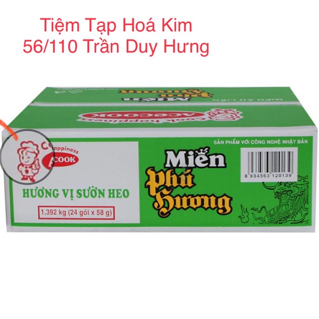 Thùng 24gói Miến Phú Hương