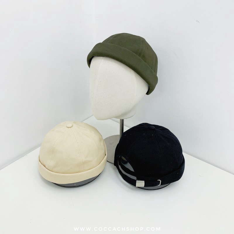 Mũ cap tròn nam nữ basic Mucap160 by COCCACH