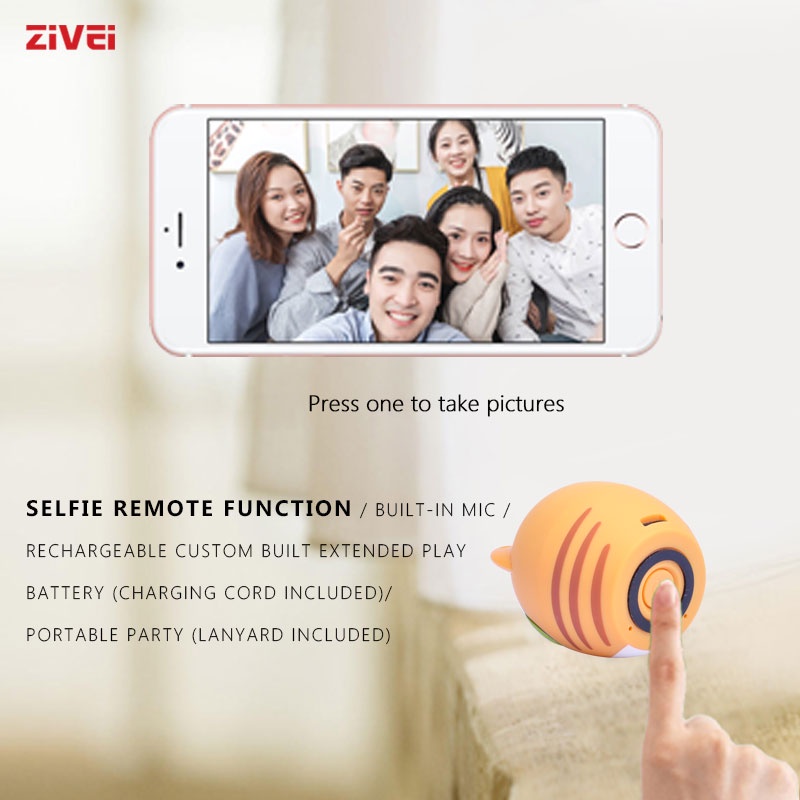 Loa Bluetooth mini, Loa không dây, Loa Hi-Fi di động, ZIVEI BM6D, Loa TWS, Loa ngoài trời