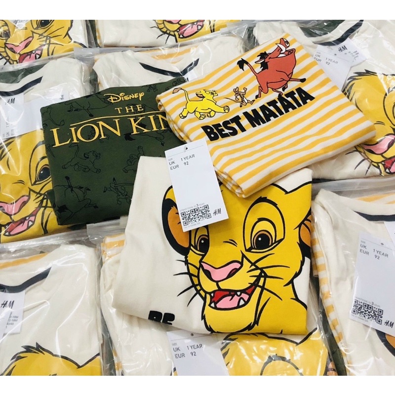 [GIÁ TỐT]SET 3 ÁO LION DÀI TAY THU ĐÔNG COTTON