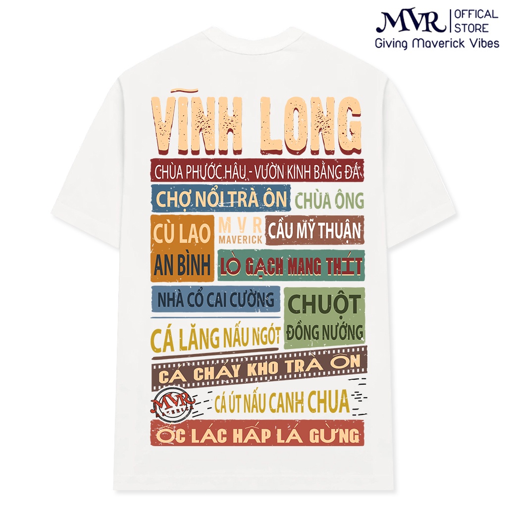 Áo thun cặp Vĩnh Long ao gia đình under form unisex rộng tay dài lỡ genZ phông cotton fact localbrand MVR BB4187