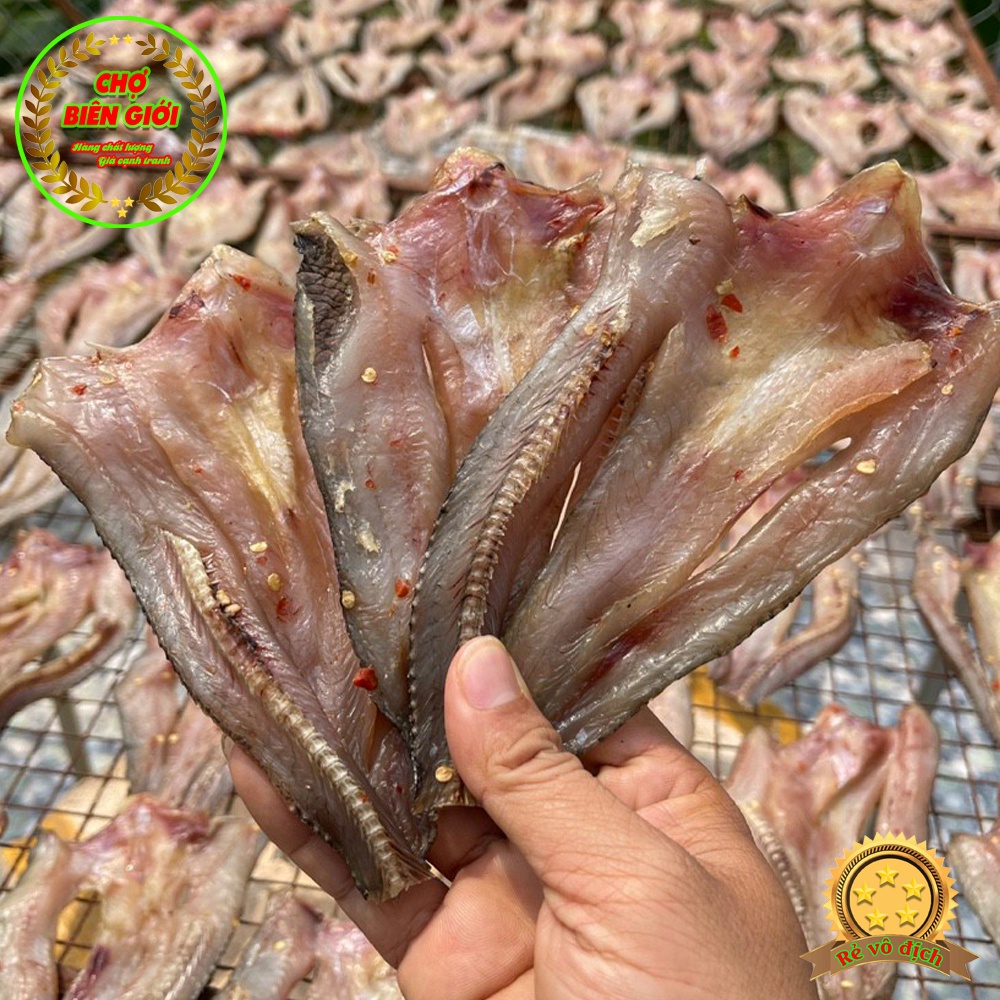 Khô Cá Lóc Non 2 Nắng Loại Xẻ Sẵn Làm Nhà Thơm Ngon Ướp Vừa ăn Gói 500gr