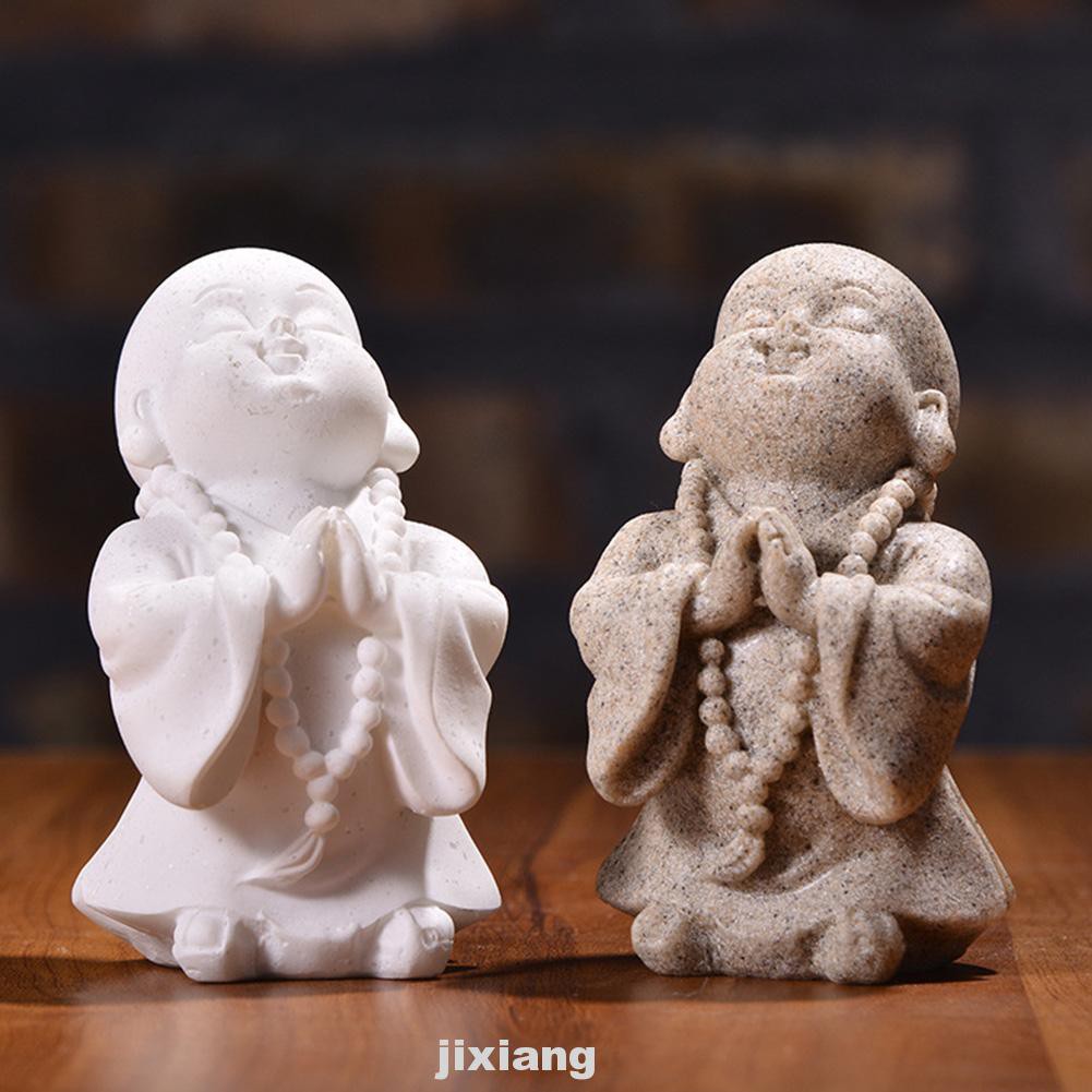 Tượng Phật Di Lặc Mini Bằng Nhựa Resin Để Bàn Trang Trí