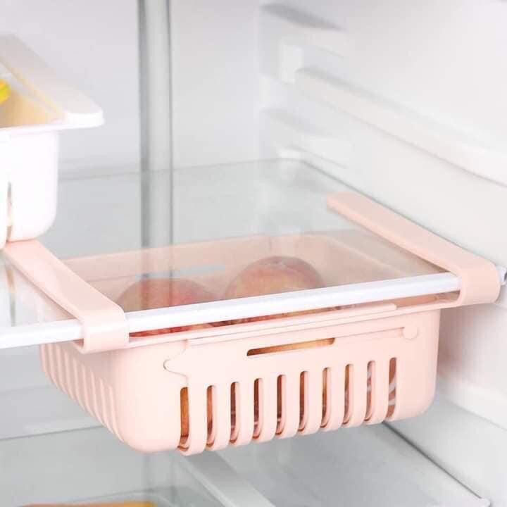 Khay Đa Năng Để Đồ Tủ Lạnh Co Giãn