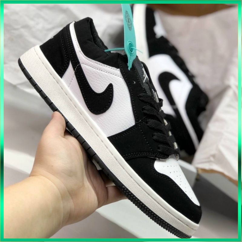 Giày Thể Thao Nam Nữ 𝗝𝗼𝗿𝗱𝗮𝗻 𝗣𝗮𝗻𝗱𝗮 Thấp Cổ , Giày Sneaker Jordan Panda Cổ Thấp Màu Đen Trắng Full Box