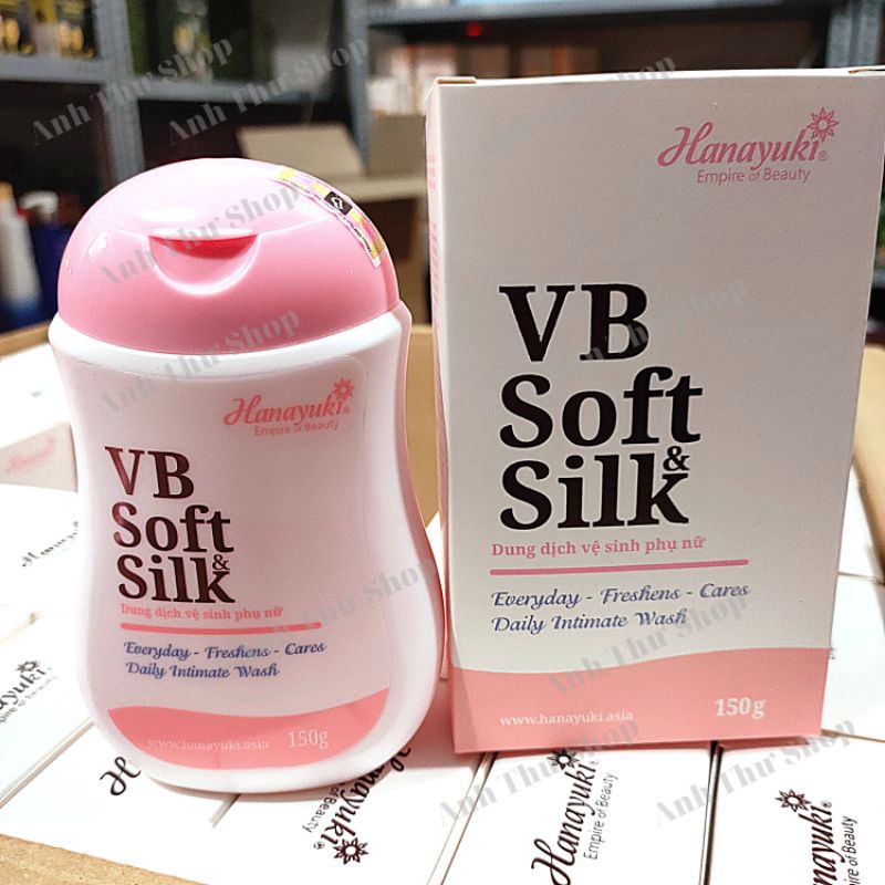 Dung Dịch Vệ Sinh Hanayuki Hồng ❤️Chính Hãng❤️ Hanayuki VB Soft Silk