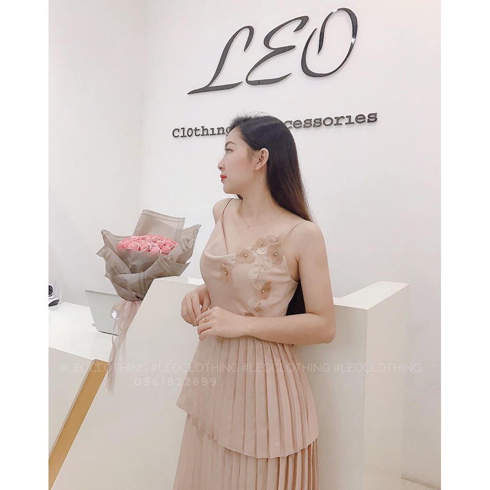 VÁY 2S TẦNG XẾP LY