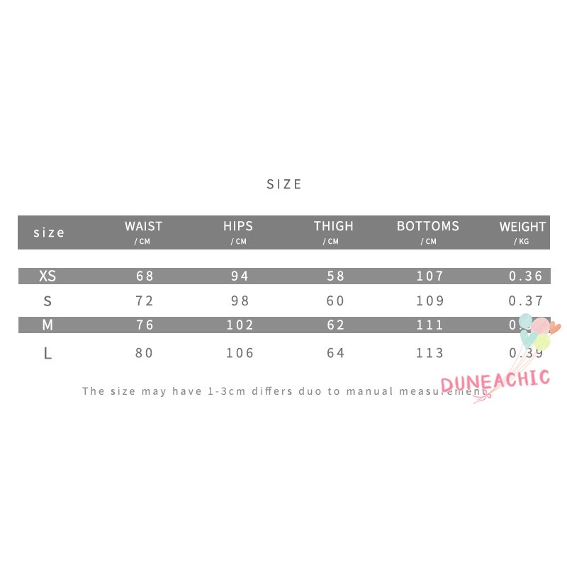 DUNEA Quần ống rộng Lưng Thấp Màu Sắc Đơn Giản Quyến Rũ Cho Nữ