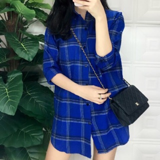 Váy sơ mi kẻ caro siêu hot
