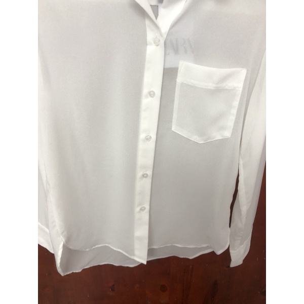 Áo trắng zara