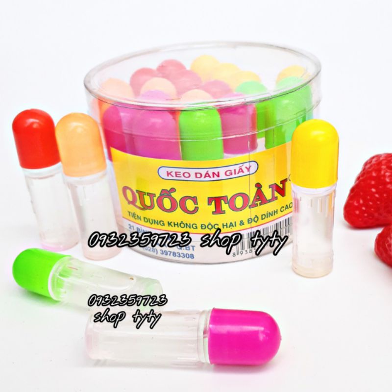 Lốc 25 Chai Hồ Dán Nước Nhỏ Gọn Siêu Cute