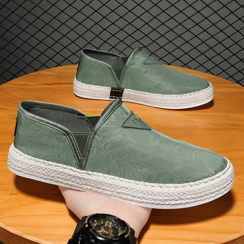 Vỏ Bọc Giày Lười Vải Canvas Thời Trang Cho Nam