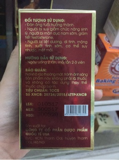 ✅(hàng chuẩn) Sâm Nhung Bổ Thận TW2