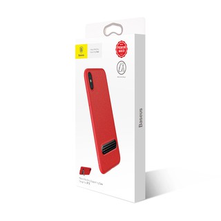 Ốp lưng iphone X Happy Watching Supporting Series hãng Baseus