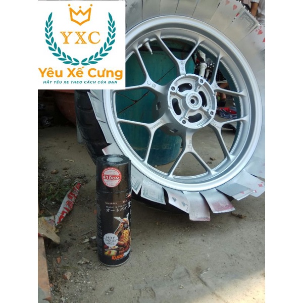 H111_Sơn xịt Samurai màu Bạc Sáng H111*