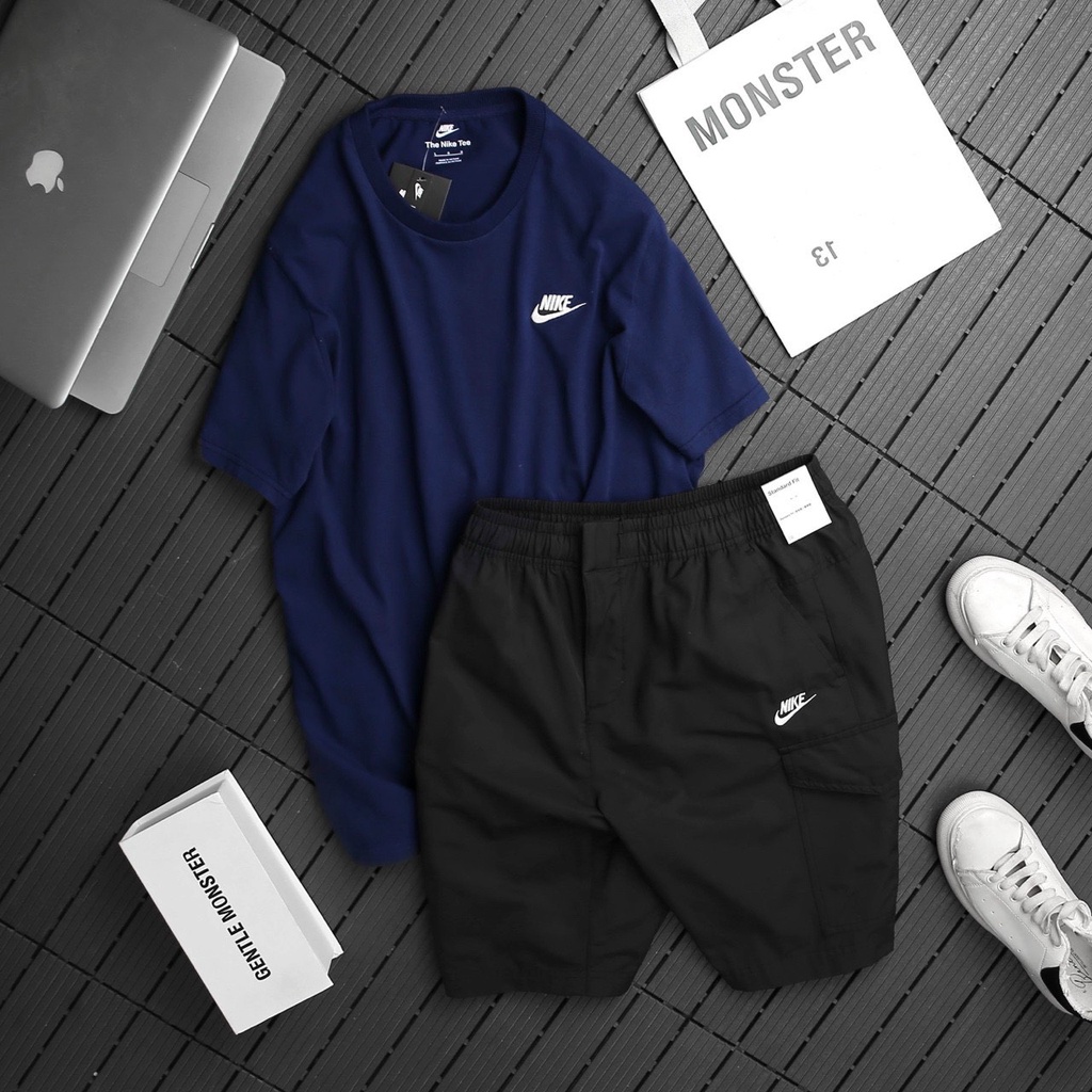 N.I.K.E - Áo thun thể thao Nike Sportswear Men's Club Tee - Xanh navy