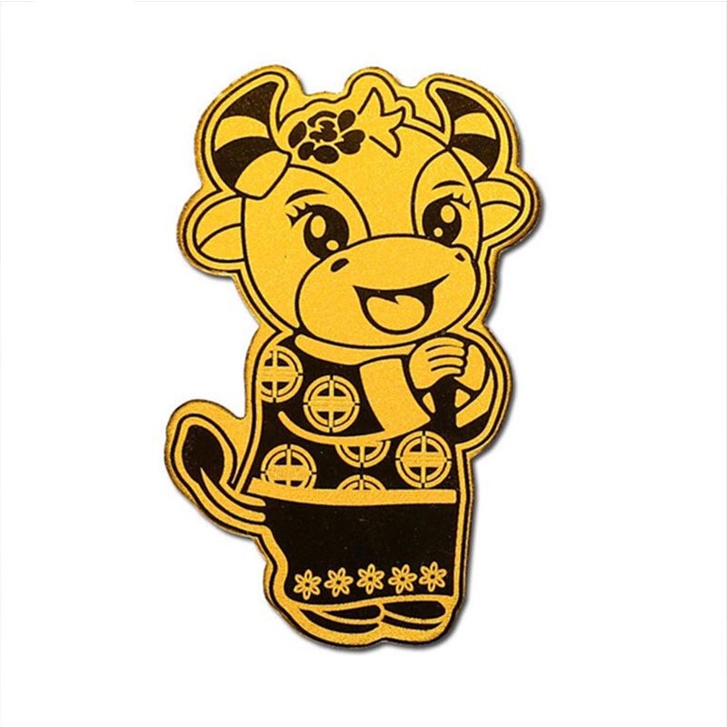 Trâu vàng mang lại may mắn .