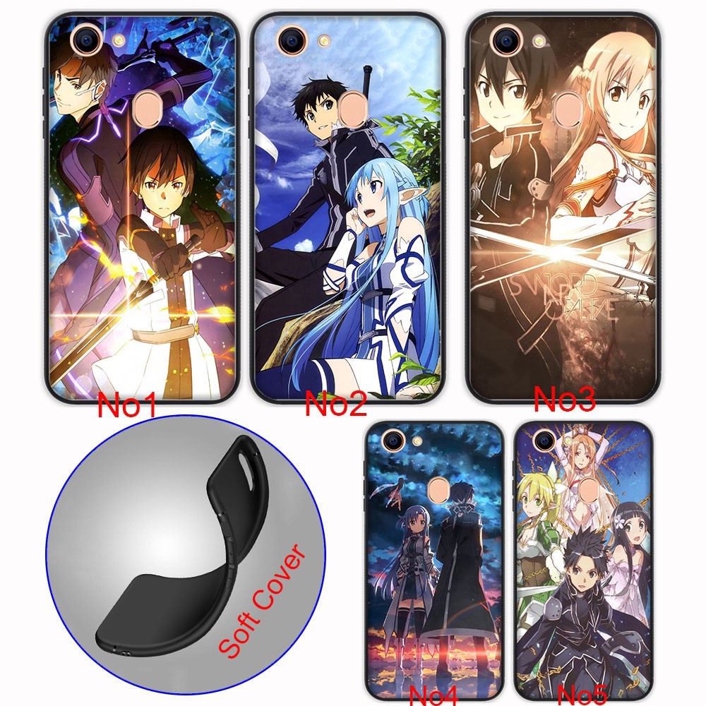 Ốp Lưng Sword Art Online Nhiều Mẫu Mã Cho Điện Thoại Xiaomi Redmi Poco X2 Note 9 9s Pro Max 9a 9c 47no