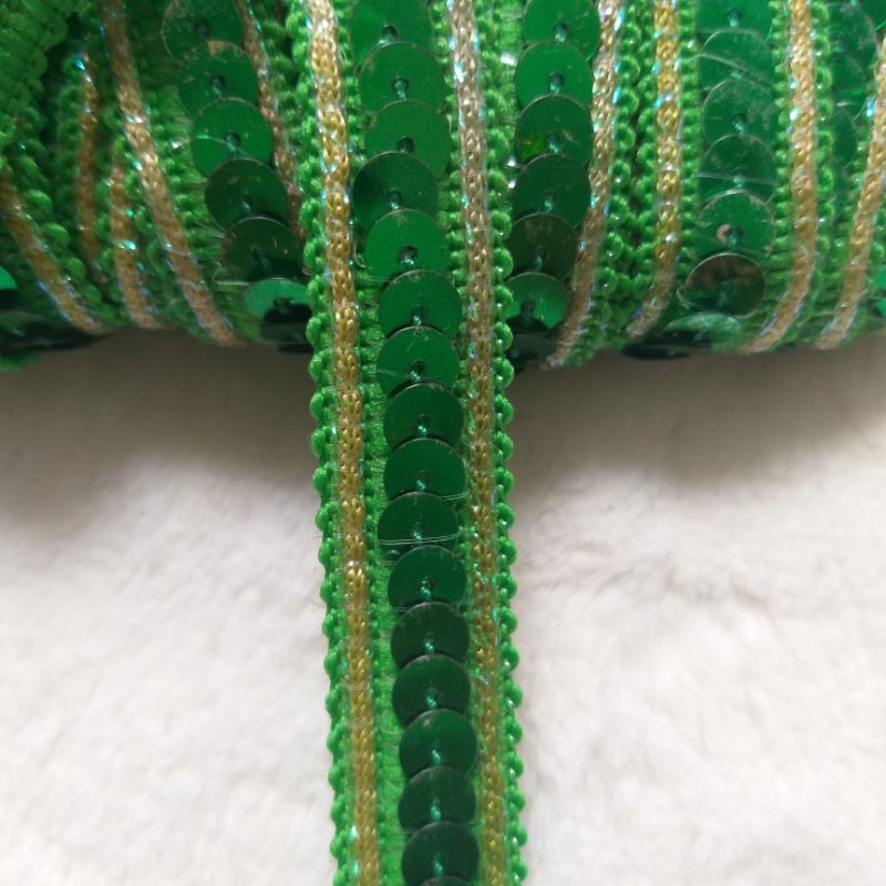 Dây viền kim sa trang trí, size  1.3cm