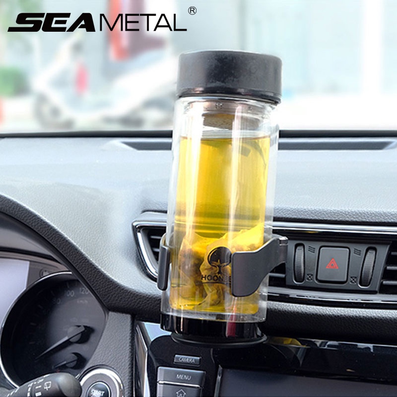 SEAMETAL Giá Đỡ Cốc Nước Bằng ABS Gắn Lỗ Thông Gió Xe Hơi Tiện Dụng