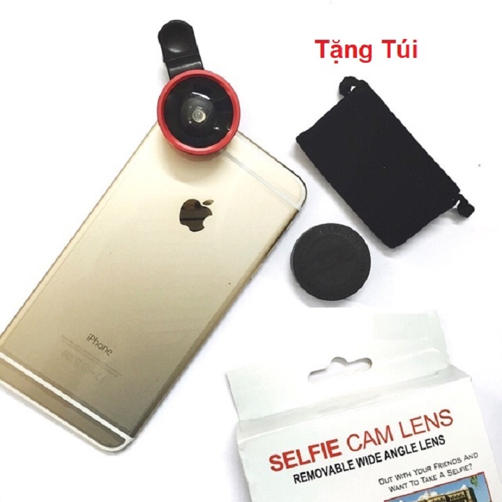 Ống Kính Chụp Ảnh Góc Rộng, Selfie cam Lens, Cực Đỉnh Tặng Túi Chống Sốc - Dùng Kẹp Cho Điện Thoại - Ipad - Laptop