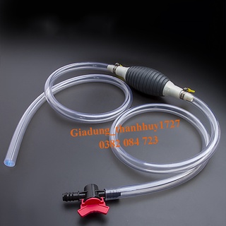 Ống hút nước bể cá hồ cá thủy sinh - Dụng cụ bơm hút rượu xăng dầu nước chất lỏng bóp tay