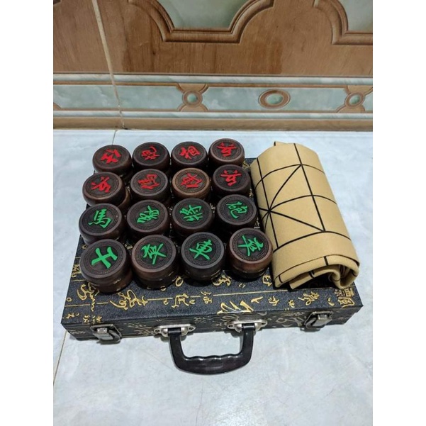 Bộ Quân cờ gỗ mun 4,8cm