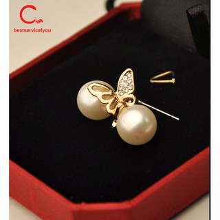 Hoa tai hình bướm đính đá lấp lánh