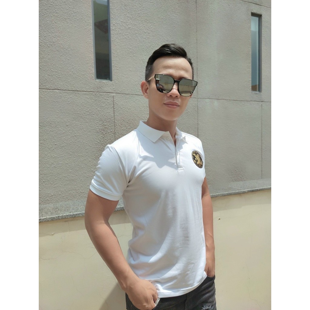 KT Store - Áo thun Nam Polo vải cotton cao cấp form ngắn tay thêu hoạ tiết Kim Sa sang trọng lịch lãm | BigBuy360 - bigbuy360.vn