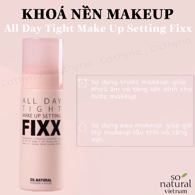Xịt khoá nền make up All Day Tight Make Up Setting Fixx 75ml | BigBuy360 - bigbuy360.vn