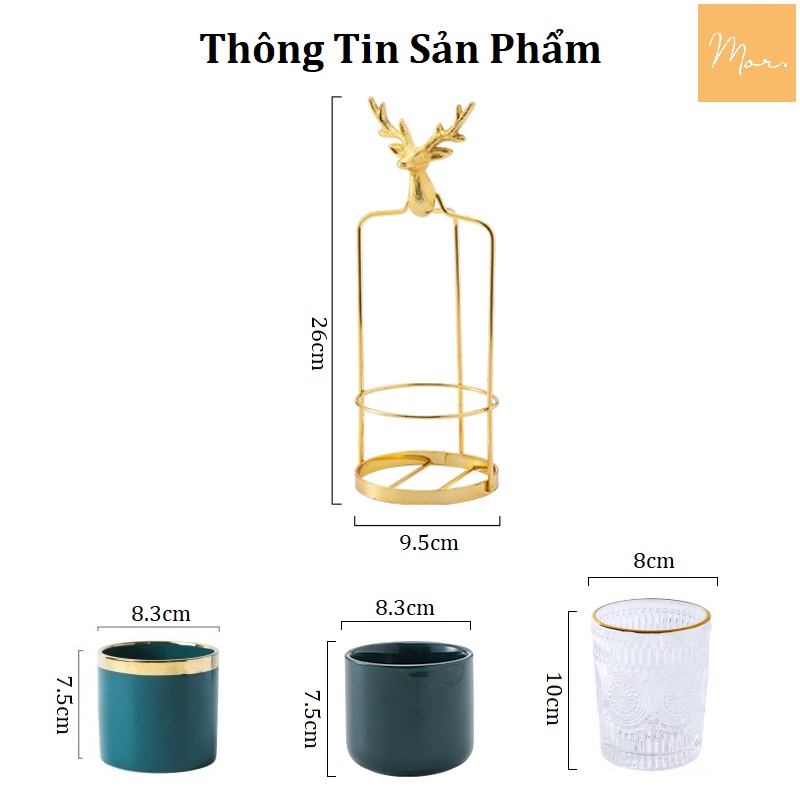 Bộ cốc đựng thìa, dĩa