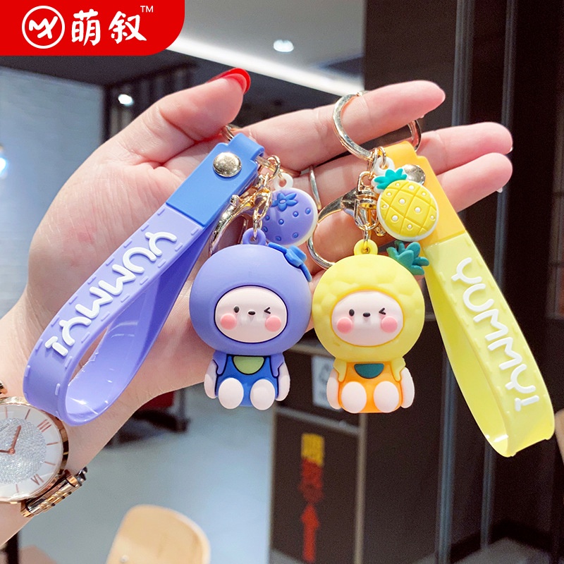 Móc Khóa Búp Bê Hoạt Hình Mềm Mại Đáng Yêu