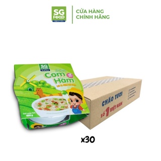 Thùng 30 Chén Cơm Hầm Sài Gòn Food Bò & Đậu Hà Lan 150g