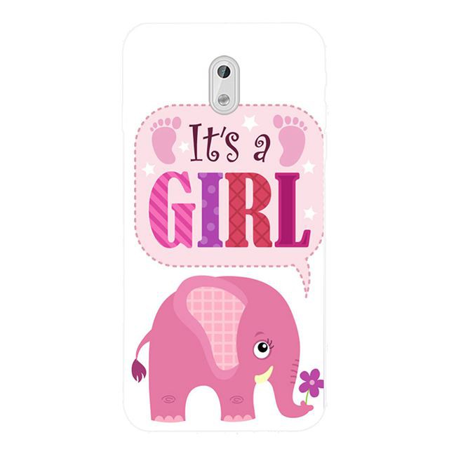 Nokia 3 3.1 X6 5 5.1 6.1 6 7 8 3310 2G 2018 Plus Pink Elephant Silicon Case