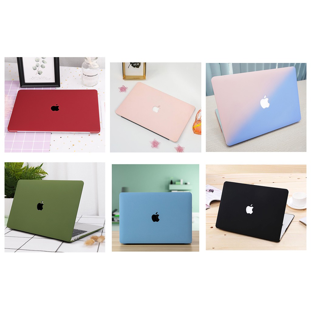 Ốp, Case bảo vệ dành cho Macbook Air 13 Retina 2018 - 2020 (tặng kèm nút chống bụi và bộ chống gãy đầu dây sạc)