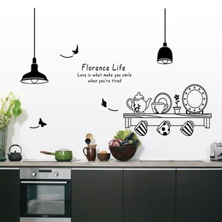 Decal dán tường dán bếp