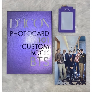 Binder dicon card holder postcard dicon thành viên bts chính hãng