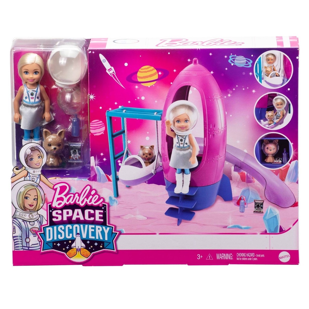 Búp Bê Chelsea Khám Phá Không Gian Discovery Chelsea Doll n Rocketship Playset