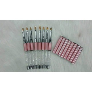 Bộ Cọ Fen Đầu Móng Cán Đá (8 cây)