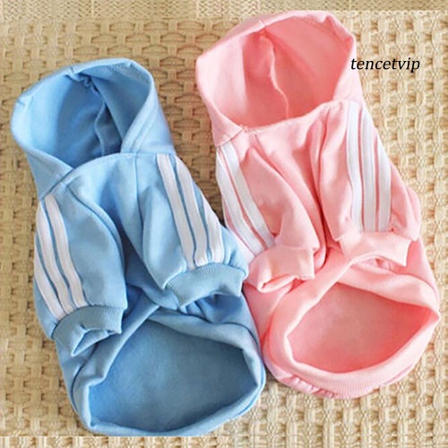 Áo Khoác Cotton Có Mũ Trùm Đầu Giữ Ấm Mùa Đông Dễ Thương Cho Thú Cưng