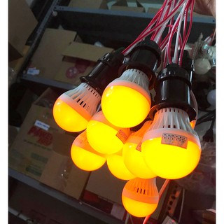 Combo 20 bóng Đèn LED Halloween màu Vàng Cam 2W Sale off 50%