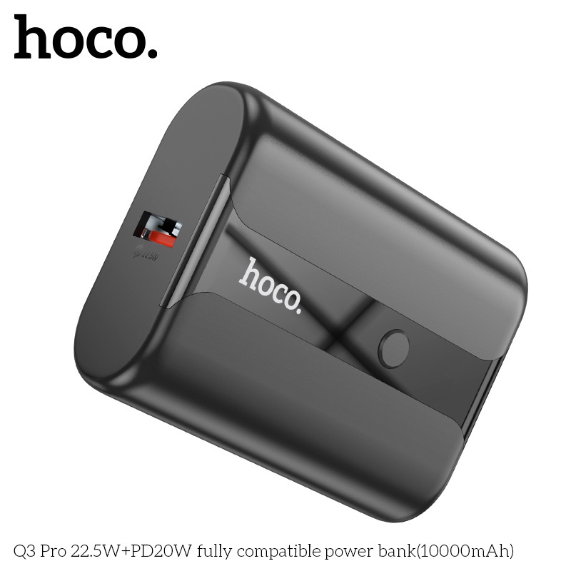 Sạc dự phòng nhanh HOCO. Q3 Pro 10000mAh 22.5W PD 20W QC 3.0 cho iph 13 12 11 Pro Samsung S22