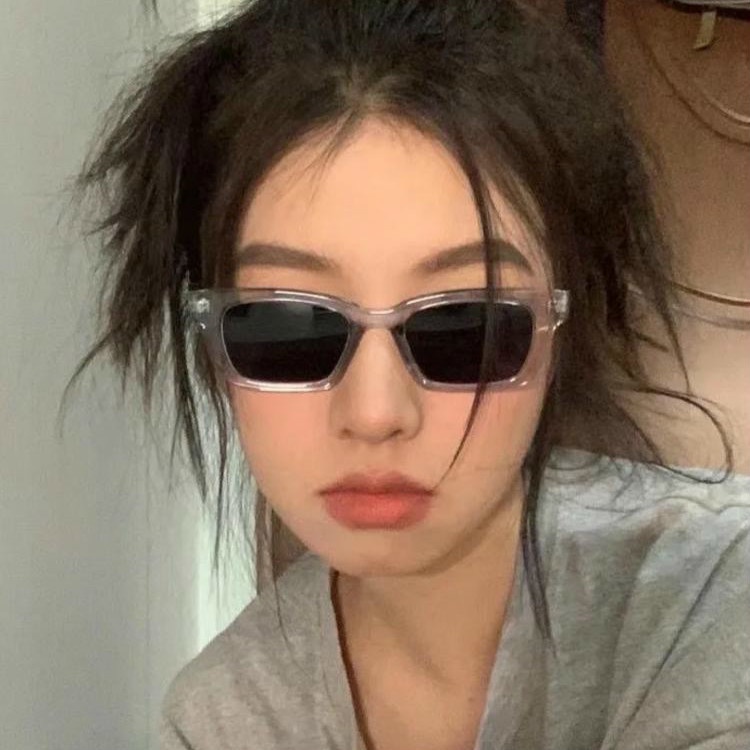 Kính Mát Gọng Vuông Chống Tia UV Phong Cách Hip Hop