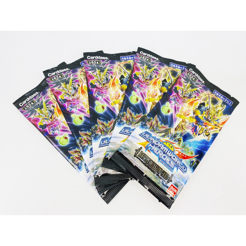 Bộ cờ chiến thuật SD Gundam Hộp mở rộng SDWH0 Phiên bản World Heroes Battle Mission Card 1 hộp/24 quân cờ