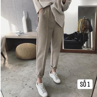 Quần baggy dạ huyền phạm