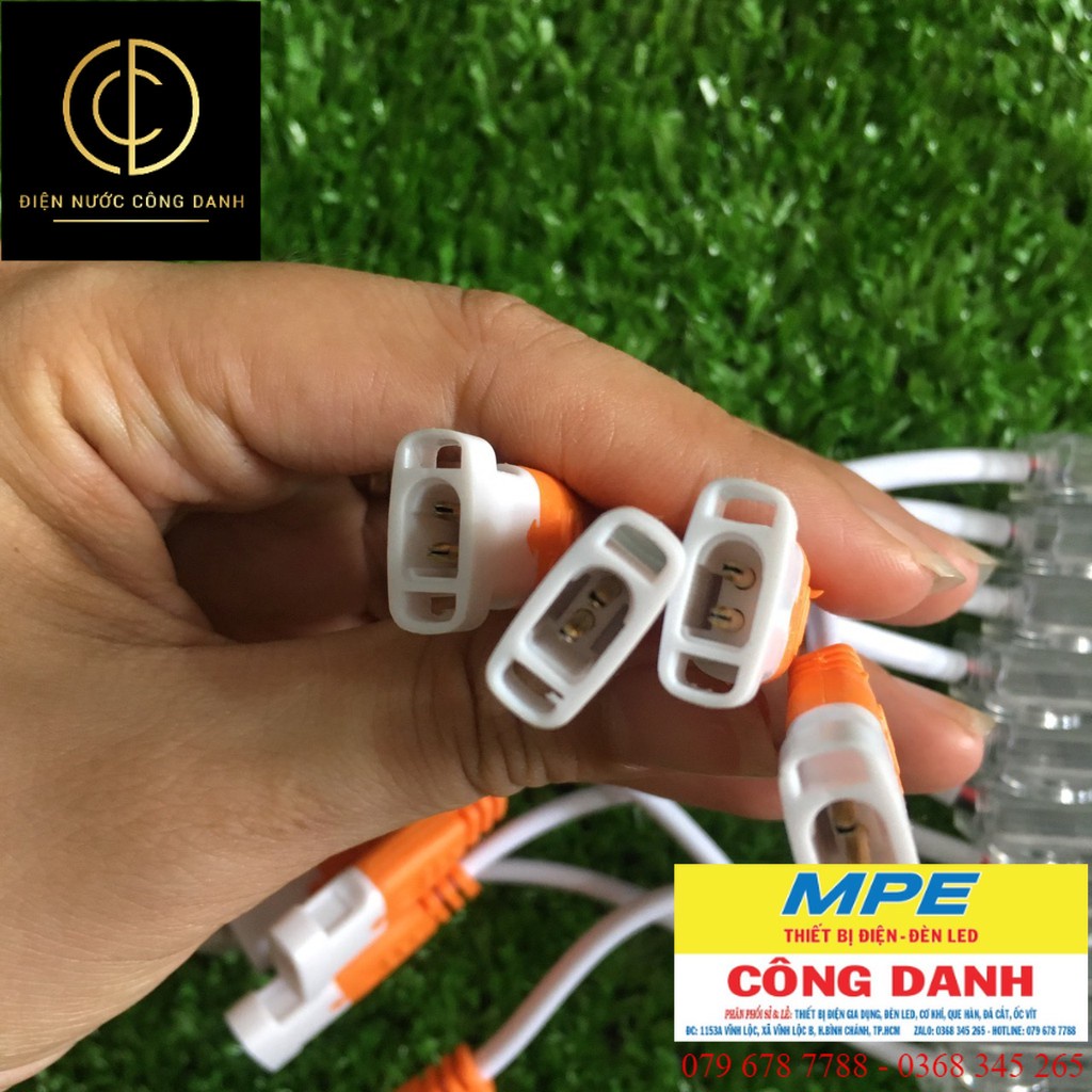 Đèn led thanh 220v chíp 2835 siêu sáng bọc nhựa, led thanh 220v 30cm 50cm 1m ánh sáng trắng vàng